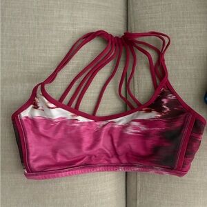 lululemon athletica Pink Strappy Bra